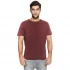 T-shirt man stone washed in organic cotton - Burgundy/Bordeaux