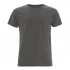 T-shirt man stone washed in organic cotton - Gray