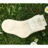 Short terry socks in organic cotton - Natural white