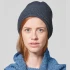 Cap woman Selina in hemp and organic cotton - Anthracite