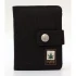 Hemp wallet with snap faster - Black