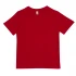 Junior unisex basic t-shirt in organic cotton - Red