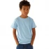 Junior unisex basic t-shirt in organic cotton - Blue