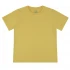 Junior unisex basic t-shirt in organic cotton - Yellow