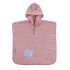 Xkko poncho bathrobe in organic cotton - Pink