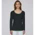 Long sleeve round neck tee-shirt - Black