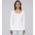 Long sleeve round neck tee-shirt - White