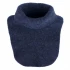 Neck scarf Popolini in organic wool fleece - Navy Blue