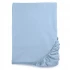 Single bed corner sheet Coloured in Organic cotton - Sky