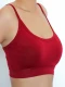 Top Bustier in organic cotton - Red
