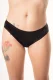 Briefs Faggio for women in Modal and cotton without elastic - Black