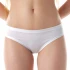 Briefs for women in Modal and cotton without elastic - White
