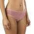 Basic waist briefs in Modal and Cotton - Old rose