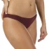 Invisible Brazilian Brief in Modal and Cotton - Ruby red