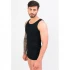 Men's Sleeveless Tank Top in Modal and Cotton - Black