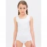 Girl's singlet in Modal and Cotton - White