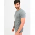 Men's underwear t-shirt in interlock cotton - Gray melange