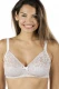 Bra in Modal and Cotton with Lace - Sand