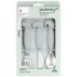 Easy grip cutlery set YummyPlus - Gray