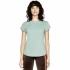 Women's roll-up sleeves in organic cotton - Mint