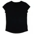 Women's roll-up sleeves in organic cotton - Black