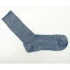 Thin short socks in wool and organic cotton - Gray
