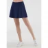 Skirt with shorts in organic cotton - Navy Blue