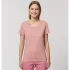 T-shirt woman Expresser round neck in organic cotton - Old rose