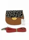 Soruka Round Bag with Animal Print in recovered leather - Pattern 2