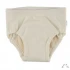 Adjustable Training Pants in organic cotton with waterproof layer - Natural white