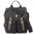 Hemp Shoulderbag and Backpack - Black