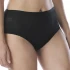 High waist Modal and Cotton briefs without elastic - Black