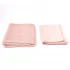 Hand + guest towel set in organic Bamboo - Pink
