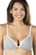 Bra with molded cup in Modal and Cotton - Gray melange