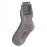 Terry socks in hemp and organic cotton - Gray melange