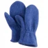 Popolini mittens in organic wool - Light blue