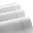 Double top sheet in organic cotton - White