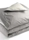 Organic Cotton Duvet Cover French Bed Colorful - Stone