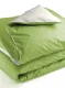 Organic Cotton Duvet Cover French Bed Colorful - Leaf