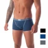Man Boxer with elastic covered in Modal and Cotton - Baltic blue