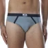 Men's briefs with elastic covered in Modal and Cotton - Quartz