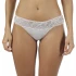 Brazilian Briefs with Lace in Modal and Cotton - Sand