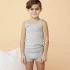 Children boxer shorts in 100% Organic Cotton - Gray melange