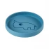 Food-grade silicone plate for children - Light blue