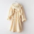 Bamboo terry bathrobe for children - Cream