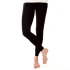 Women's leggings long underpants 100% organic cotton - Black