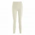 Women's leggings long underpants 100% organic cotton - Natural white