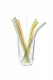 Borosilicate glass straws set of 6 pieces - Multicolor