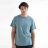 T-shirt Uomo Sport in Cotone Biologico e Tencel Modal - Grigio ghiaccio