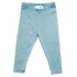Girl's leggings in 100% organic cotton - Azzurro polvere
